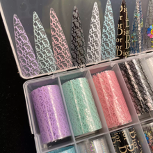 Load image into Gallery viewer, All Over Dior Print Nail Foil - Maritza&#39;s Nails
