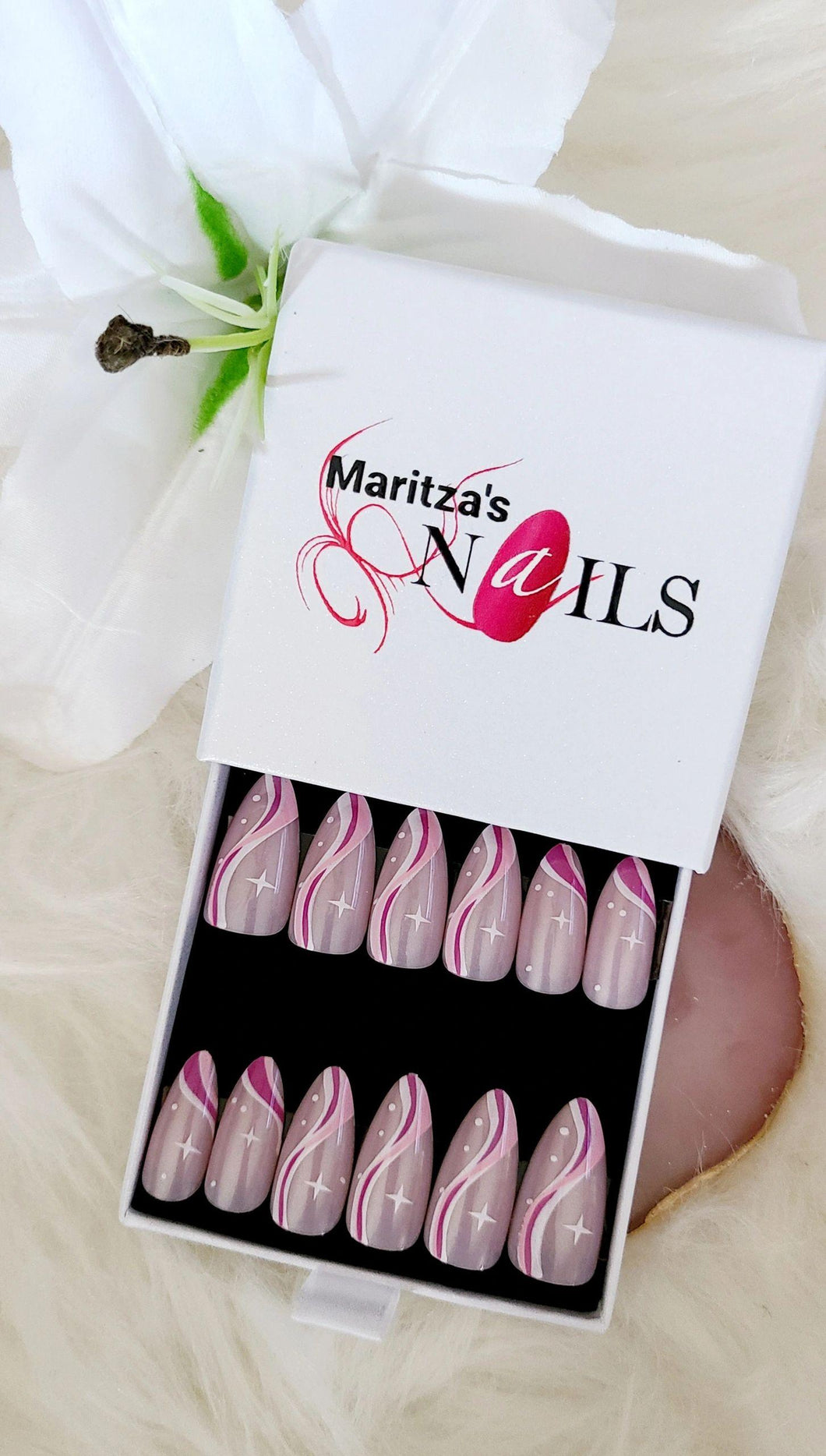 Stars & Swirls - Maritza's Nails 