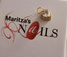 Load image into Gallery viewer, Heart Gem Dangle - Maritza&#39;s Nails 
