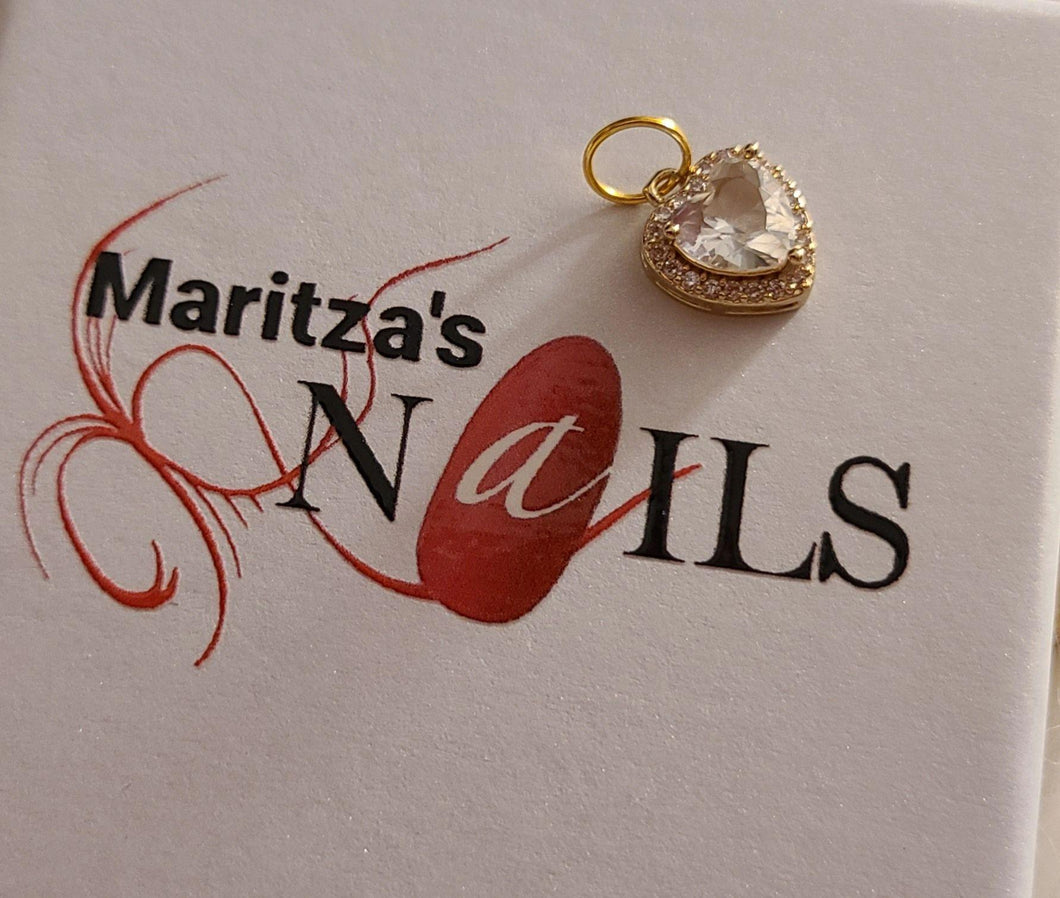 Heart Gem Dangle - Maritza's Nails 