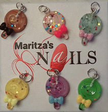 Load image into Gallery viewer, Glitter Lollipop Dangle - Maritza&#39;s Nails 
