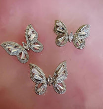 Load image into Gallery viewer, Fluttering Crystal Butterfly - Maritza&#39;s Nails 
