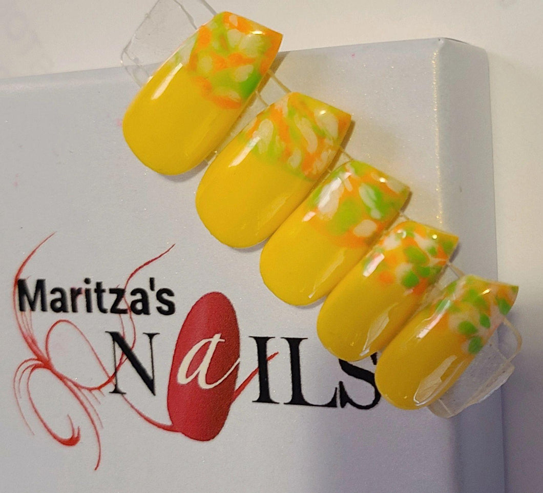 Yellow Bloom - Maritza's Nails 