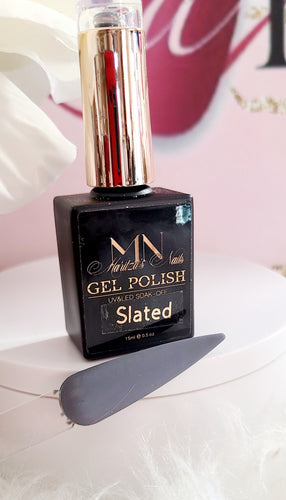 Gel Polish: Slated - Maritza's Nails