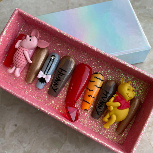 Pooh & Piglet - Maritza's Nails 