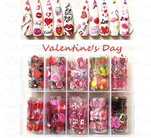 Load image into Gallery viewer, Valentine&#39;s Day Foil - Maritza&#39;s Nails 
