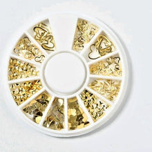 Load image into Gallery viewer, Gold Hearts - Maritza&#39;s Nails 
