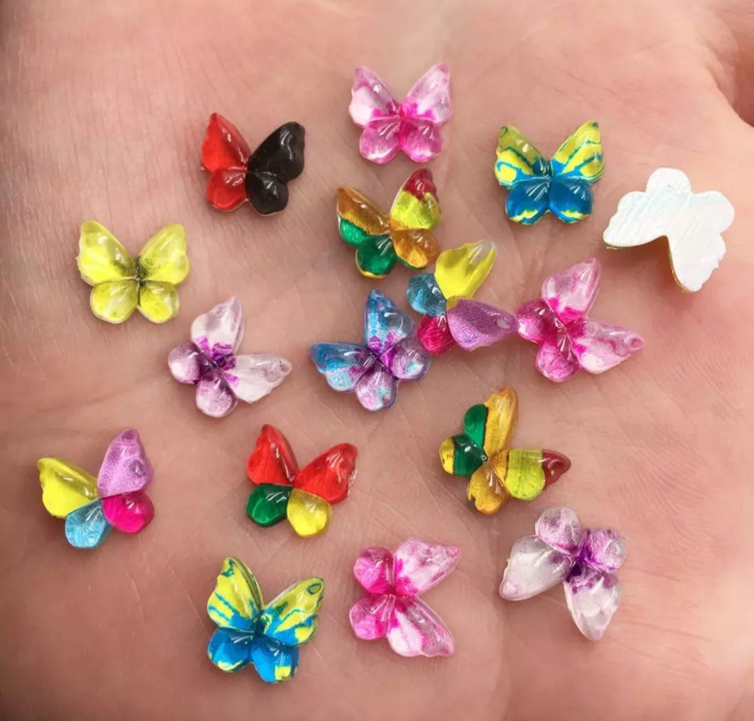 Colorful Butterflies - Maritza's Nails 