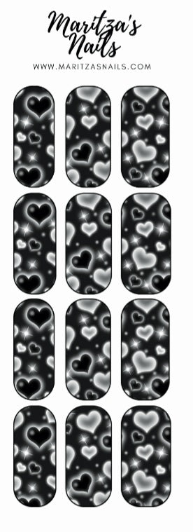Valentine Water Slide Decals - Maritza's Nails