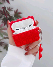 Load image into Gallery viewer, Solid Color Fidget Pop it Airpod case - Maritza&#39;s Nails
