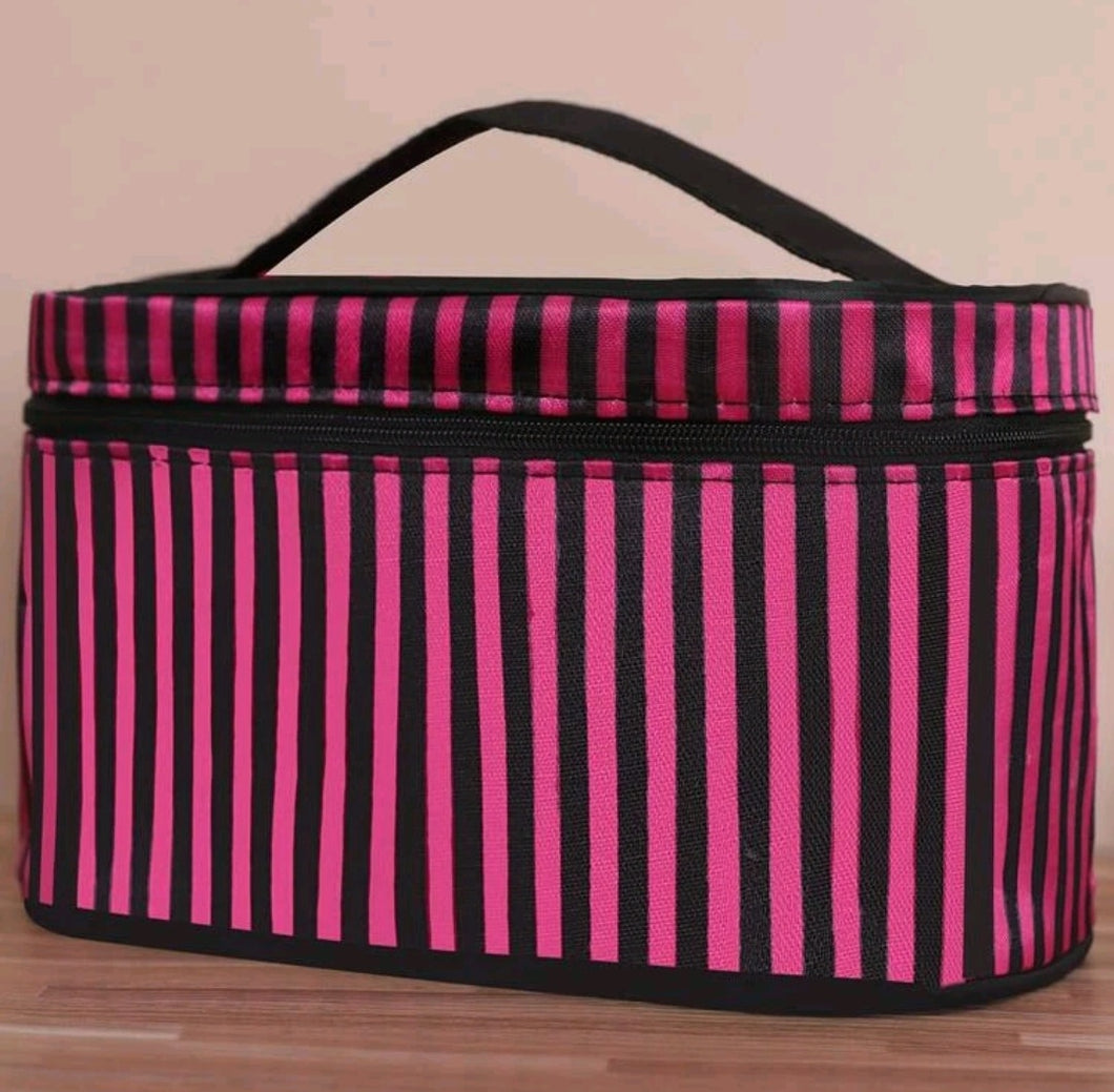 Stripes Makeup Bag